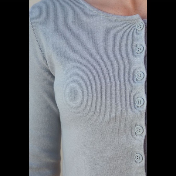 Brandy Melville blue Athelia knit top - Picture 5 of 6